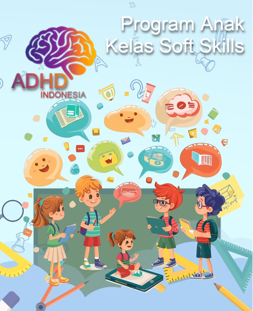 Program ADHD Indonesia Kabupaten Lampung Timur Kelas Soft Skills Anak ADHD